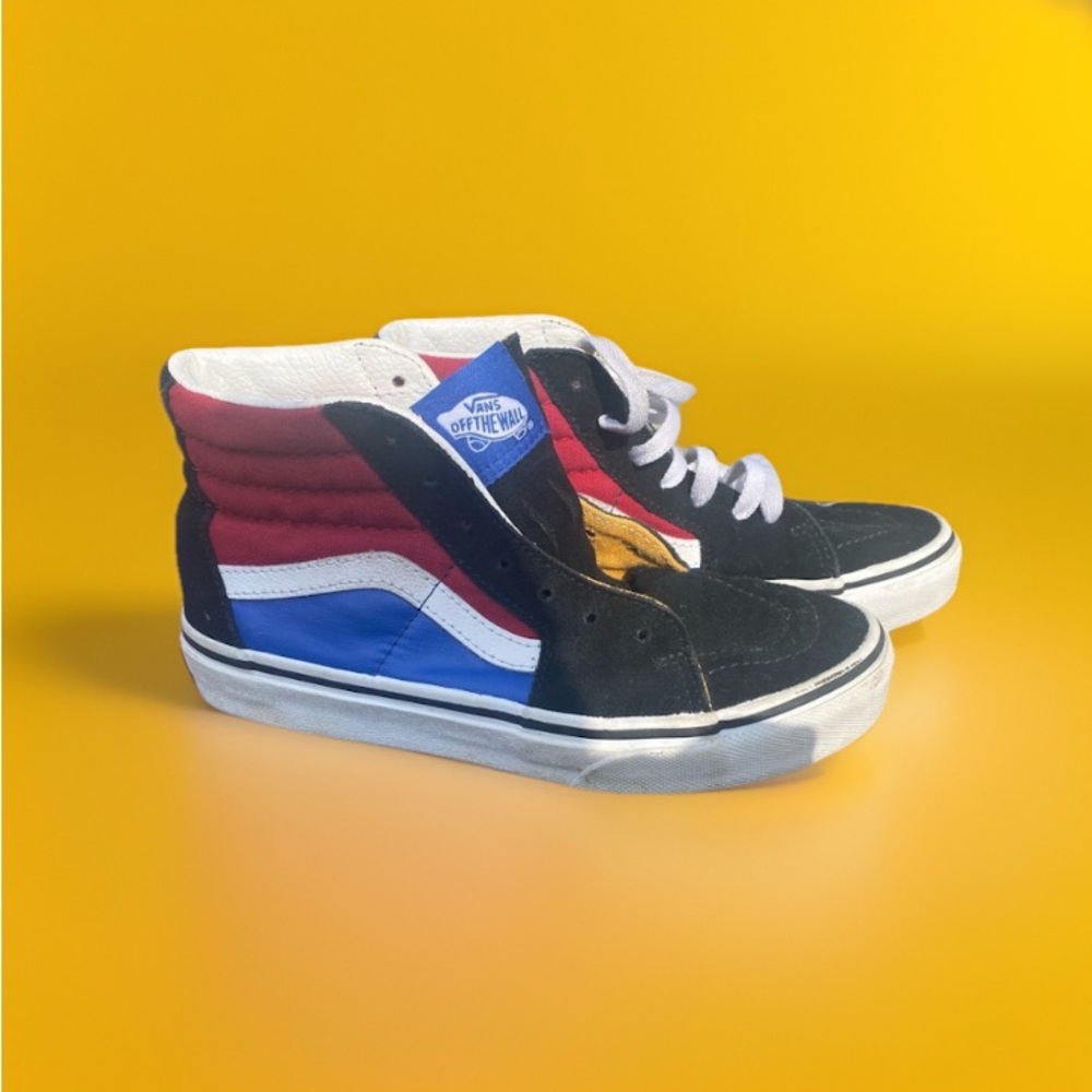 Vans Multicolor High-Top Sneakers, Kids Size 2 - Picture 1 of 8
